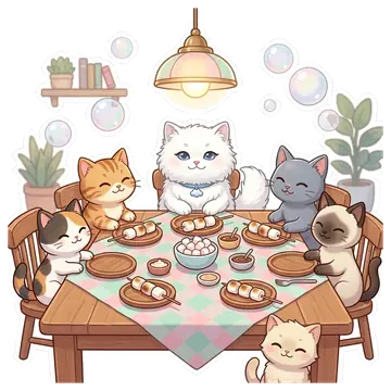 Mallow, Family scene