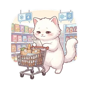 Yuki, Shopping scene